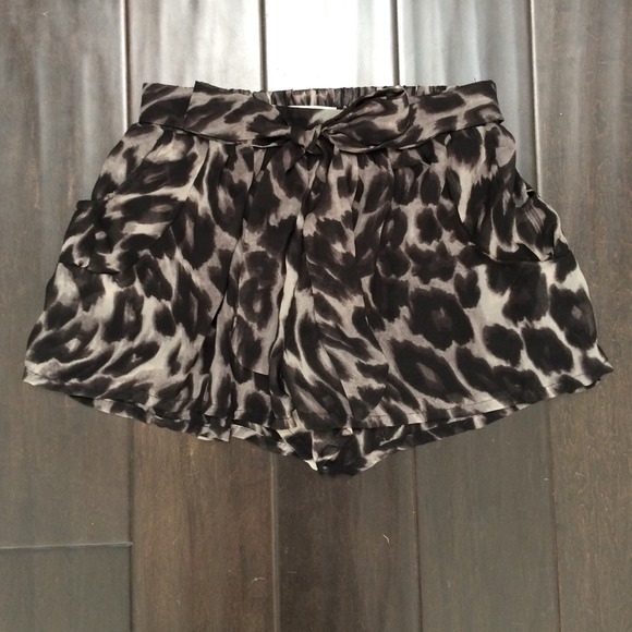 LF Pants - LF inspired leopard soft flowy shorts
