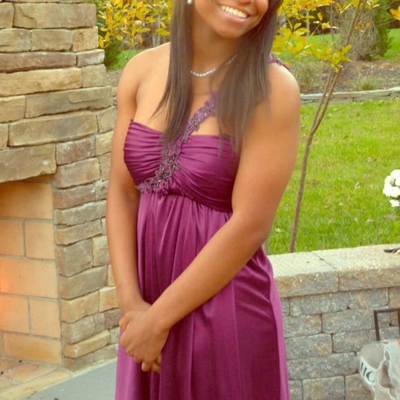 Beautiful satin cocktail dress