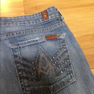 7 for all mankind "A" pocket jeans