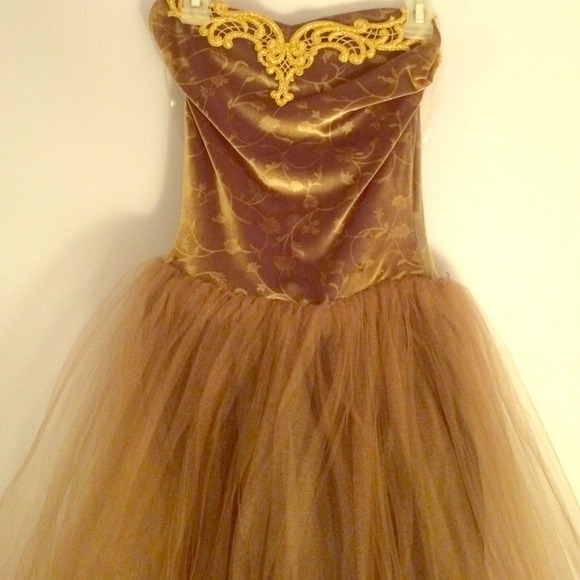 Gold Tutu/ Ballerina Costume