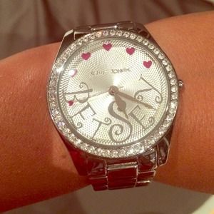 AUTHENTIC! Betsey Johnson Silver Watch w/ Box! 💞