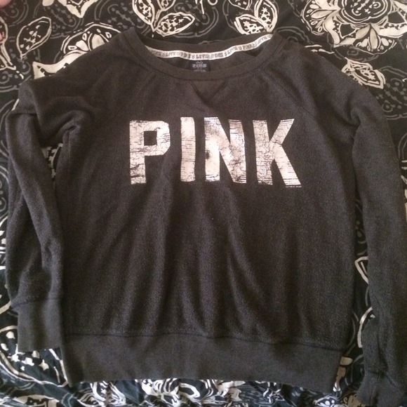 Vicorias secret pink pullover hoodie