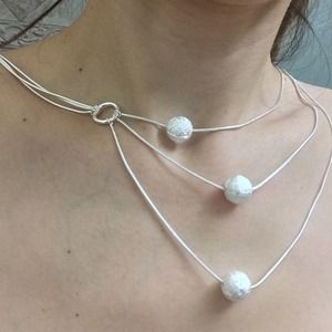 Sterling silver plated necklace