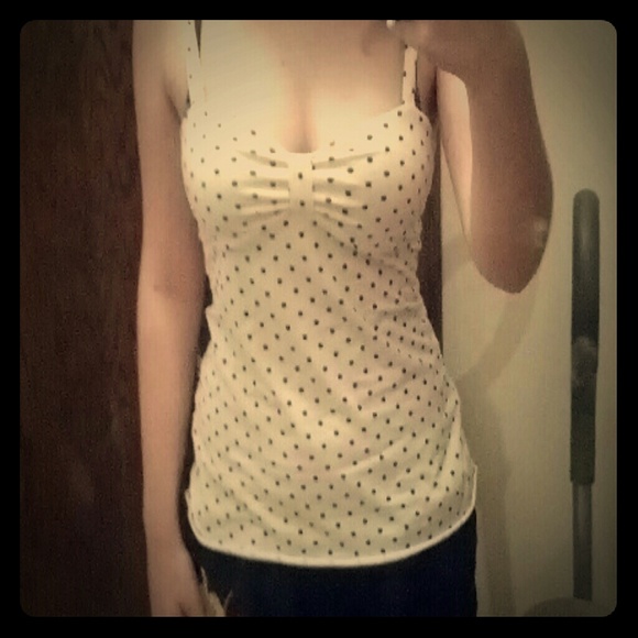 Polka dotted Tank Top