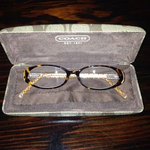Coach tortoise shell eyeglasses