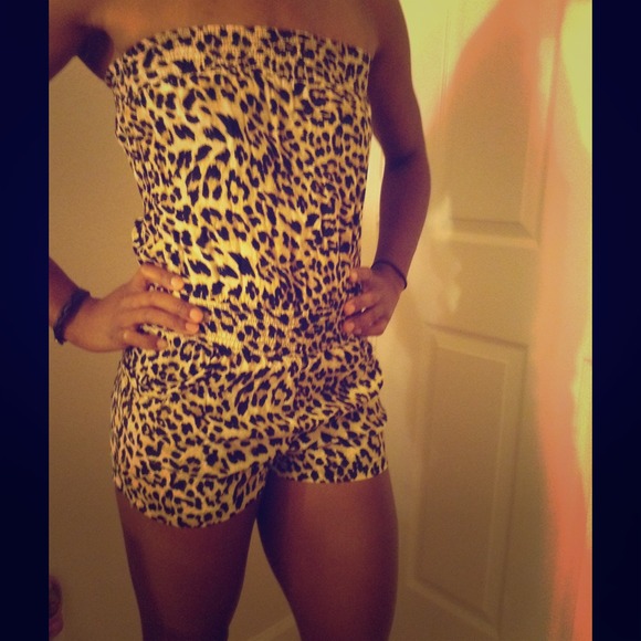 Fierce cheetah Romper