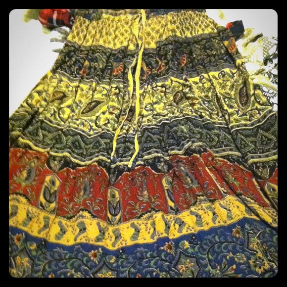 Beautiful handmade (India) colorful skirt