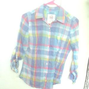 Plaited colorful top!