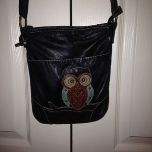 Cute owl side purse