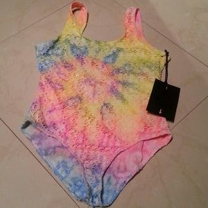 Unif Tie Dye One piece bodysuit swimsuit