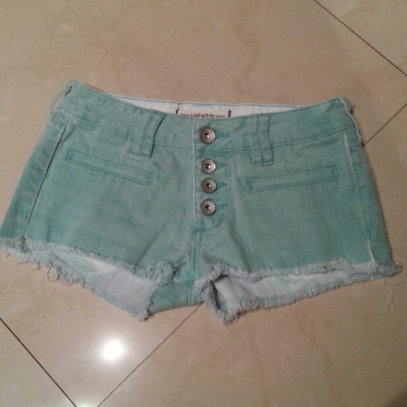 Bullhead Black Teal shorts