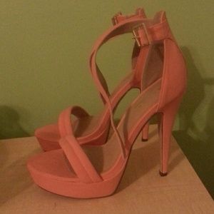 Coral sandals