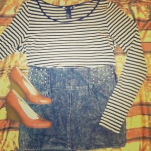 Element denim skirt