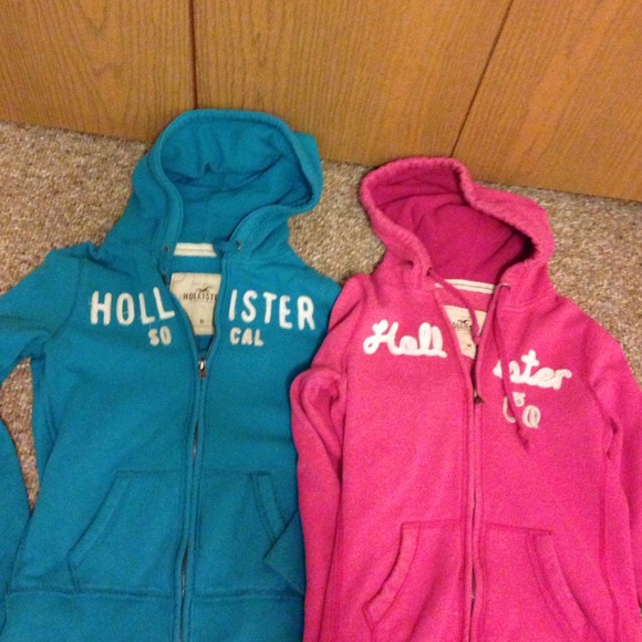 Two hollister sweatshirts price is for both