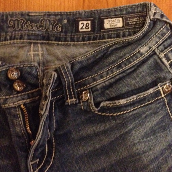 Miss Me Beaded Boot Cut Jeans - Picture 4 of 4