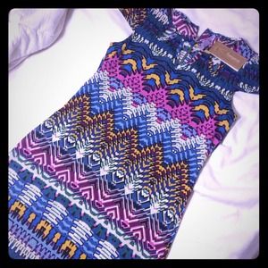 Francesca's patterned shift dress