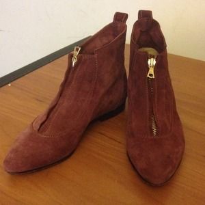 Maud Frizon Brown Suede Boots