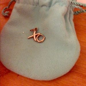 SOLD!!!Tiffany "XO" charm for bracelet or necklace