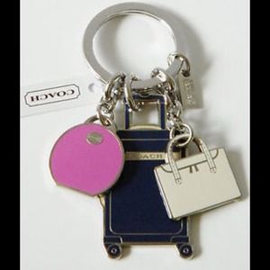 COACH🎉key chain key charms coach luggage