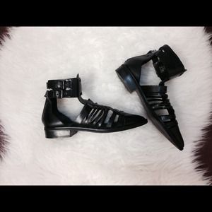 Zara gladiator flats