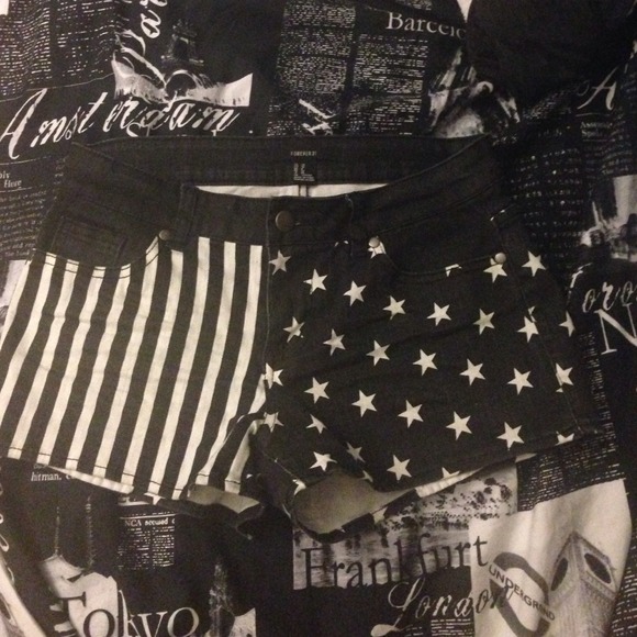 American flag shorts