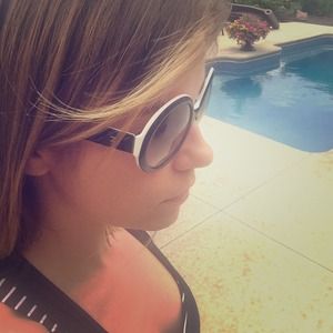 Oversized CHANEL sunglasses