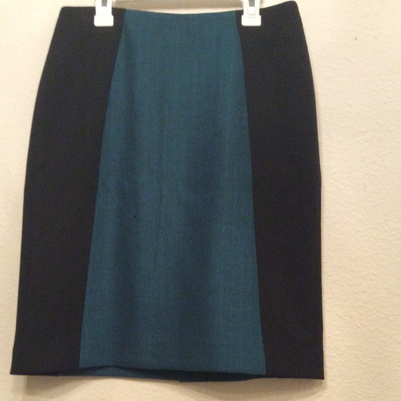 Blue/Black pencil skirt