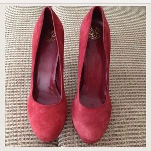 Bcbg red heels