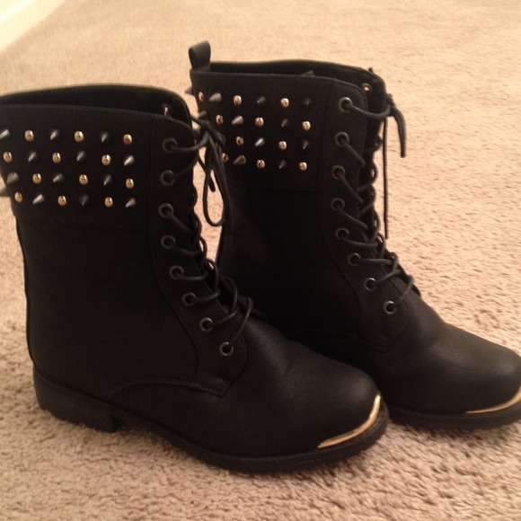 Studded/Spiked Black Boots