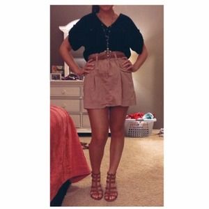 Navy safari button down!