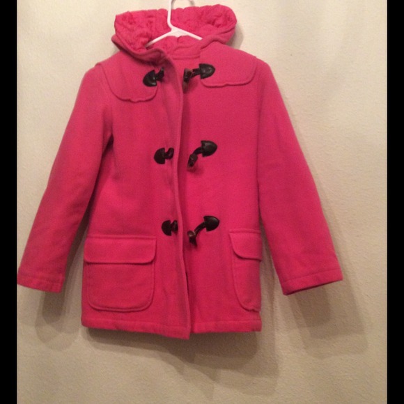 GIRLS HOT PINK ZIPPER UP JACKET NWOT