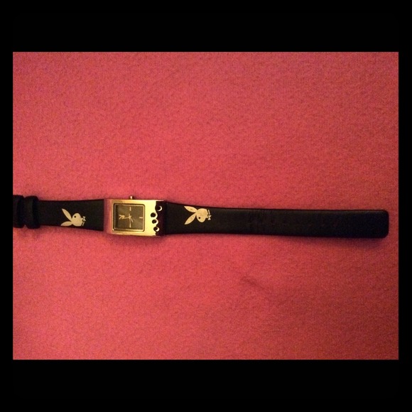 Playboy watch..Genuine Leather.