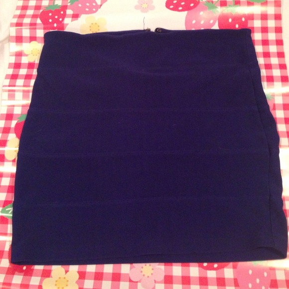 Dark purple skirt
