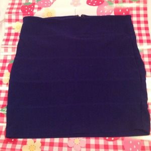 Dark purple skirt