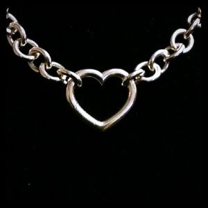 Tiffany and Co. Heart Clasp Necklace