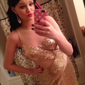 Stunning Gold prom dress