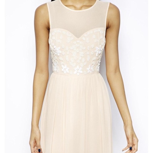 ASOS Beaded detail maxi dress