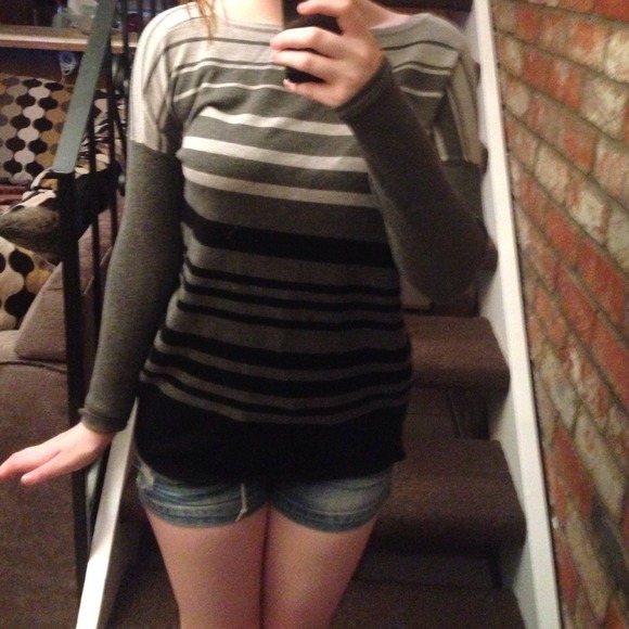 Soft comfy striped sweater