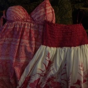 Two pink summer dresses