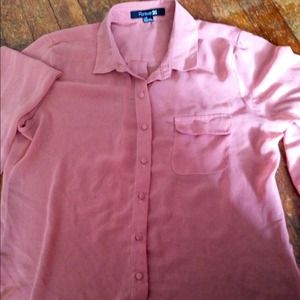 Forever 21 sheer button down