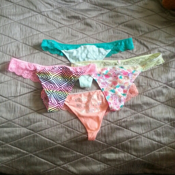 5 VS PINK panties bundle