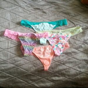 5 VS PINK panties bundle