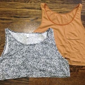 2 american apparel crops!!! Can sell separately