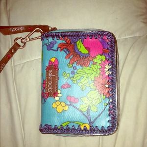 Sakroots Wristlet (Flower power artist)