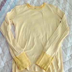 GAP yellow long sleeve shirt