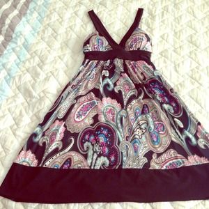 Forever 21 paisley print dress - small