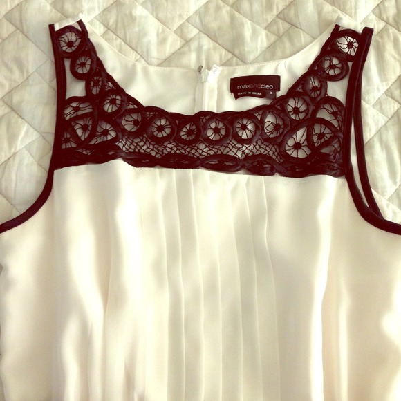 BCBG's Max and Cleo line. Pleaded b&w dress