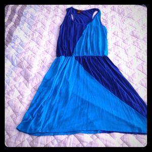 Copper Key blue dress - size small