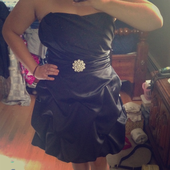 Black formal dress