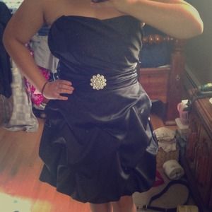 Black formal dress